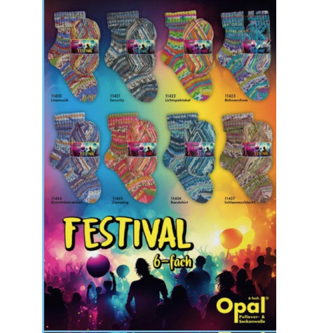 Opal 6ply Festival  - Live Music - Yarn 150g